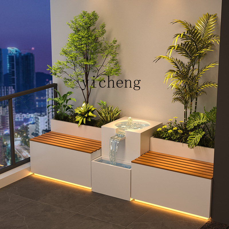 Jardinera para Balcón con Banc - Bonsai Garden Fountain reseña y precio