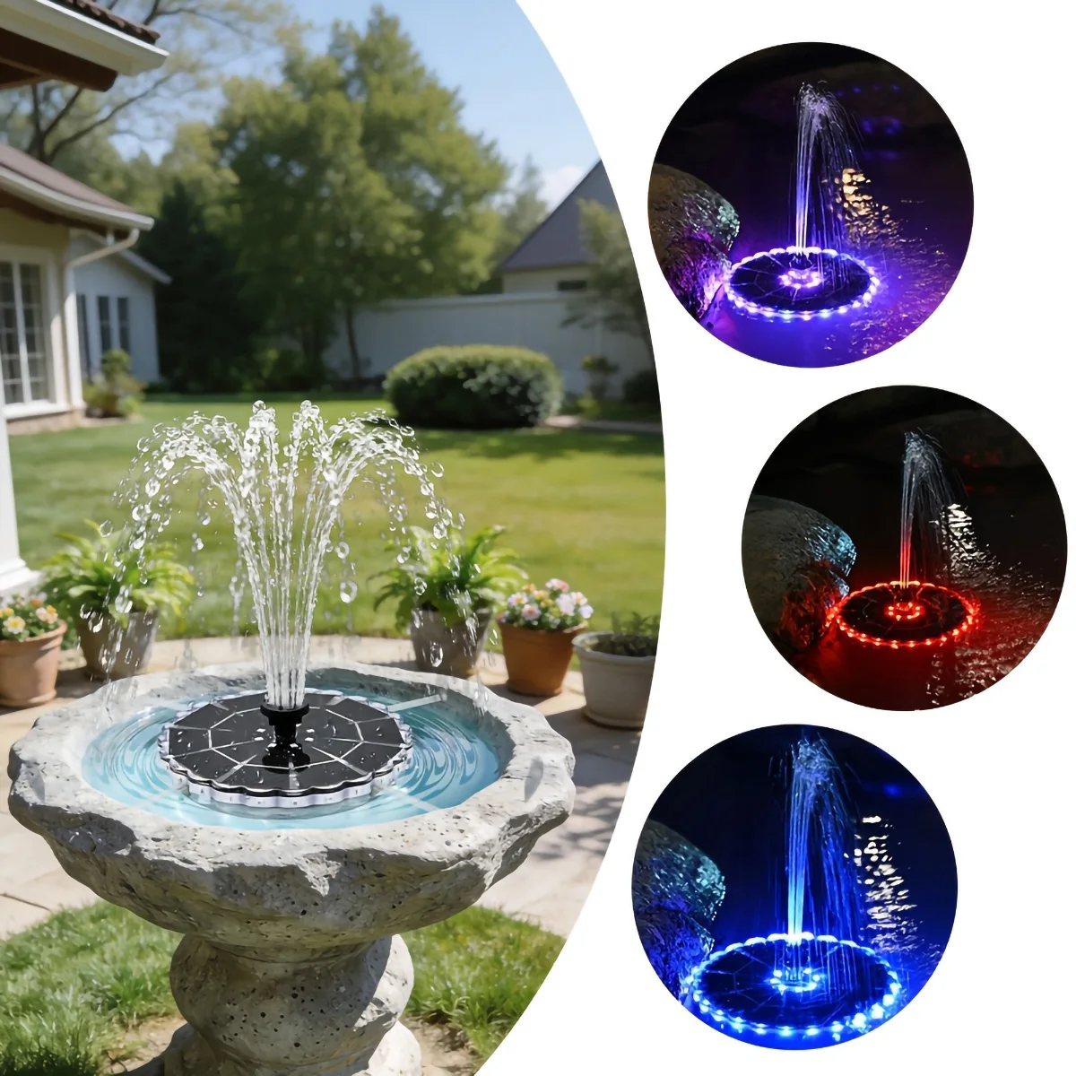 Fuente Solar de 3.5W para Jard - Bonsai Garden Fountain reseña y precio