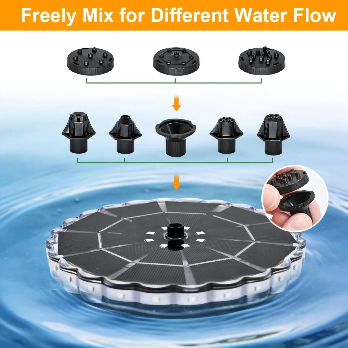 Fuente Solar de 3.5W para Jard - Bonsai Garden Fountain reseña y precio