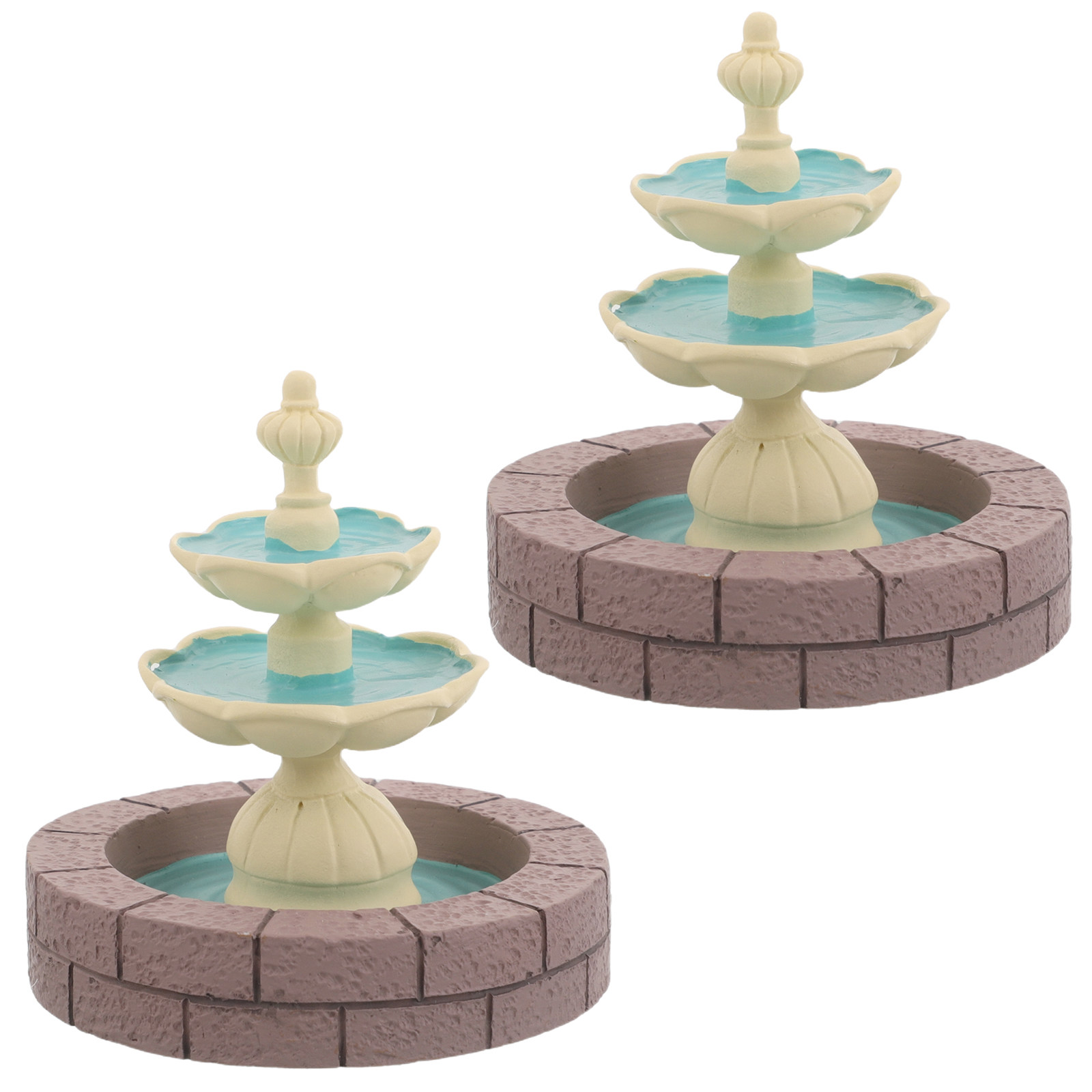 2 piezas de estatuas de fuente - Bonsai Garden Fountain reseña y precio